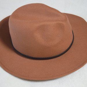 Brown Cowboy hat Wide Rim Summer